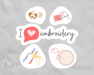 "Embroidery Love" - Sticker Set