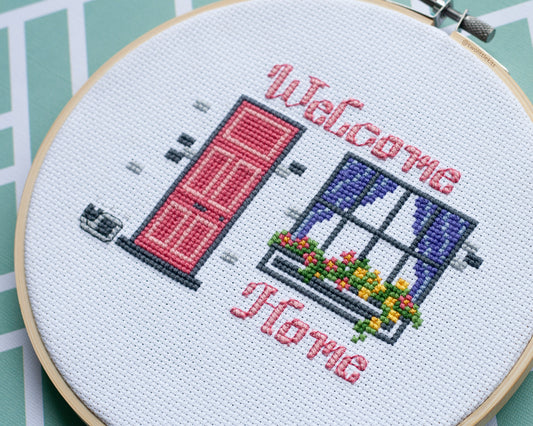 "Welcome Home" - Cross-Stitch Pattern