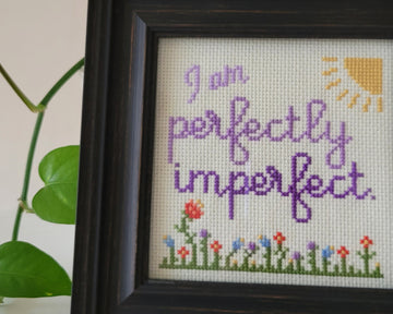 "Perfectly Imperfect" - Cross-Stitch Pattern