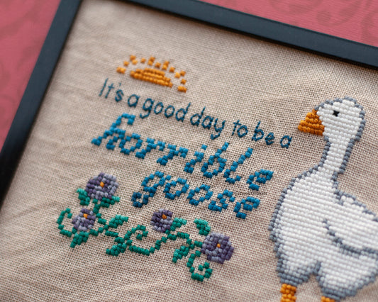 "Horrible Goose" - Cross-Stitch Pattern