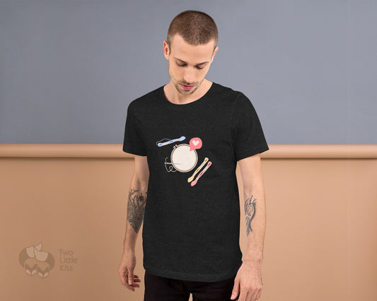 "Embroidery Love" - Unisex T-Shirt