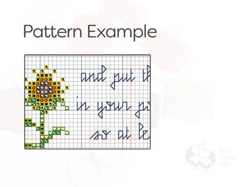 "Sunflower Seeds" - Cross-Stitch Pattern