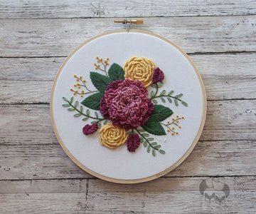 "Simply Florals" - Embroidery PDF Pattern